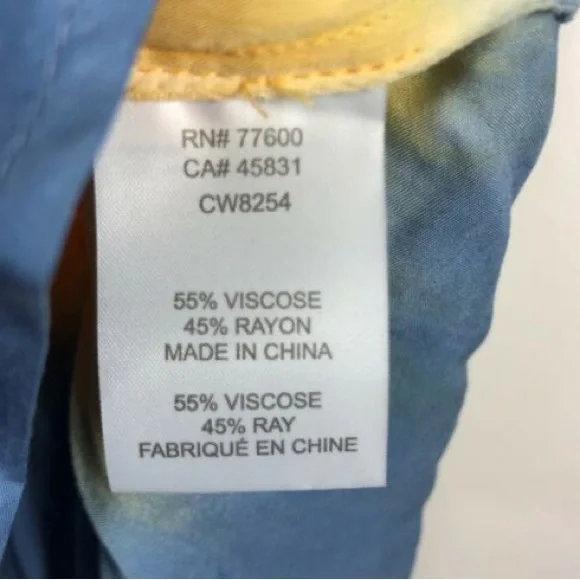 Chaser Romper women’s small Pastel Rainbow Prism Tie Dye V-neck Wrap boho urban - Picture 8 of 8